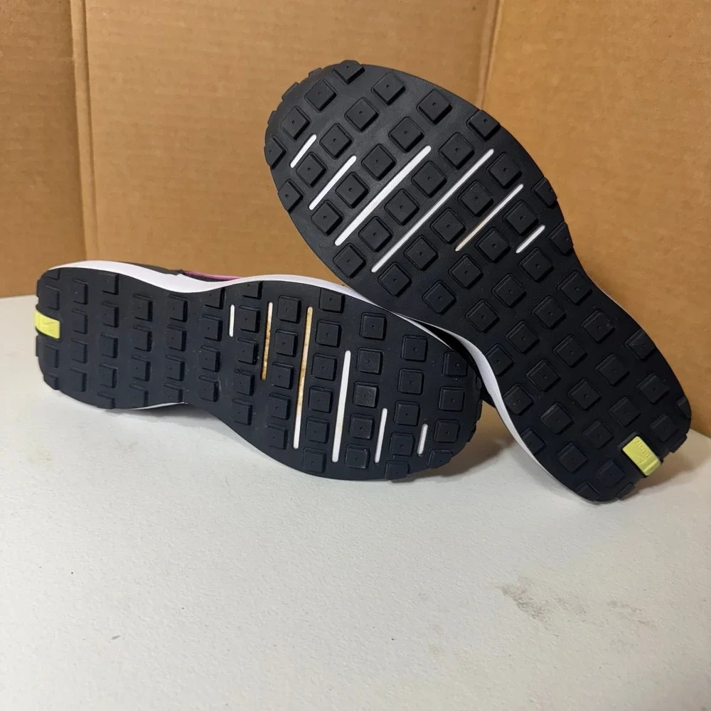 Nike Waffle One‎ shoes 'Light Lemon Twist Lilac' DC0481-002 boys 6.5Y Sneakers